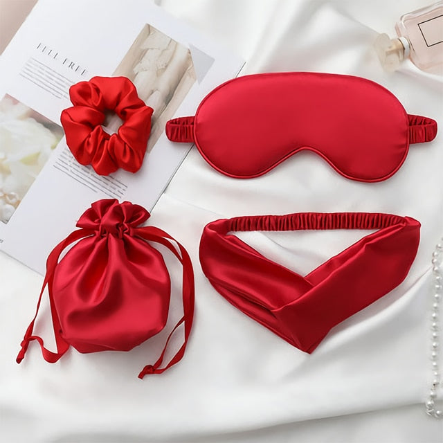 Faux Silk Eye Mask