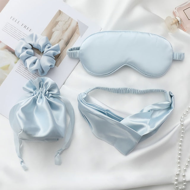 Faux Silk Eye Mask